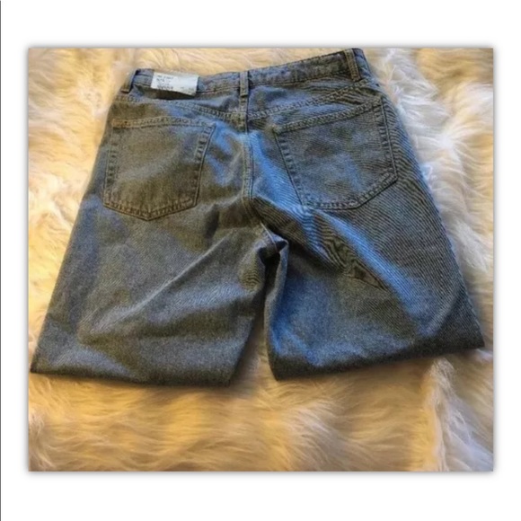 Topshop Womens Moto Mom High Waist Graffiti Jeans - Picture 4 of 9